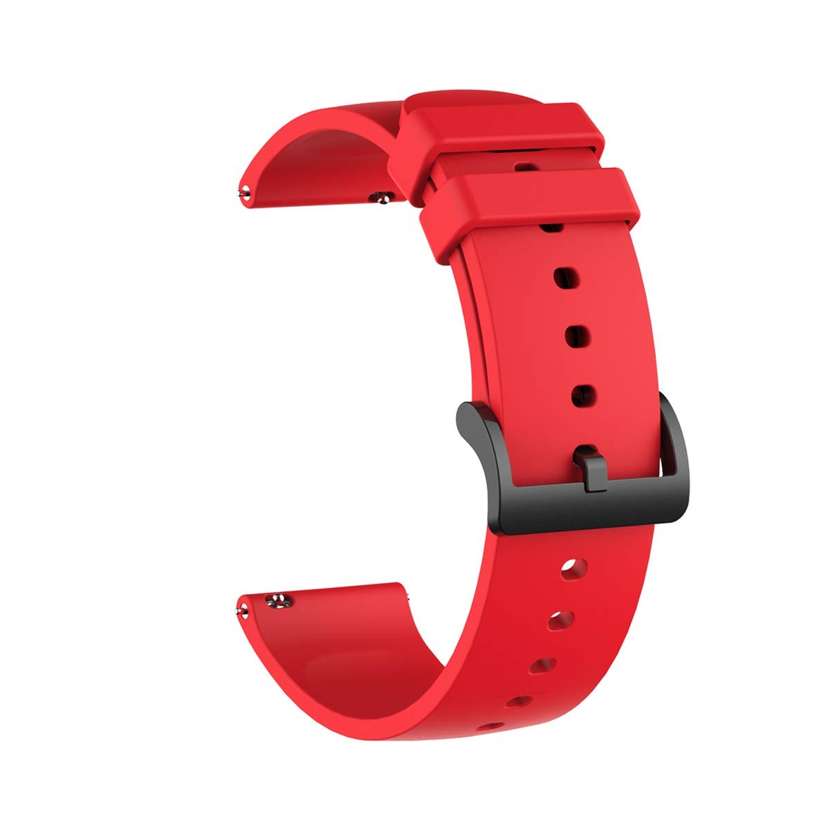 FitTurn [10-Pack] Compatible with 22mm Soft Silicone Glossy Replacement Wrist...