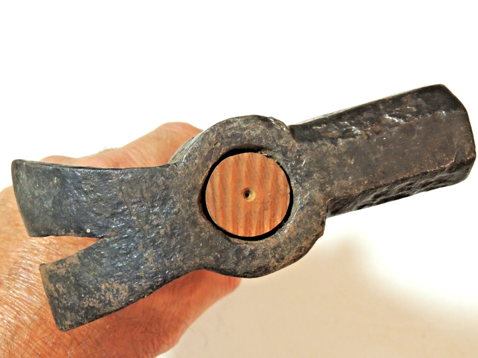 Antique Hand Forged, Blacksmith Claw Hammer, Nail Pull, Primitive