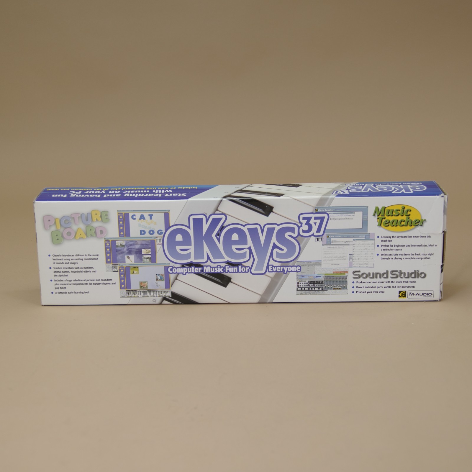 M - Audio Evolution eKeys 37 Musical Keyboard USB Excellent Test with Software!!