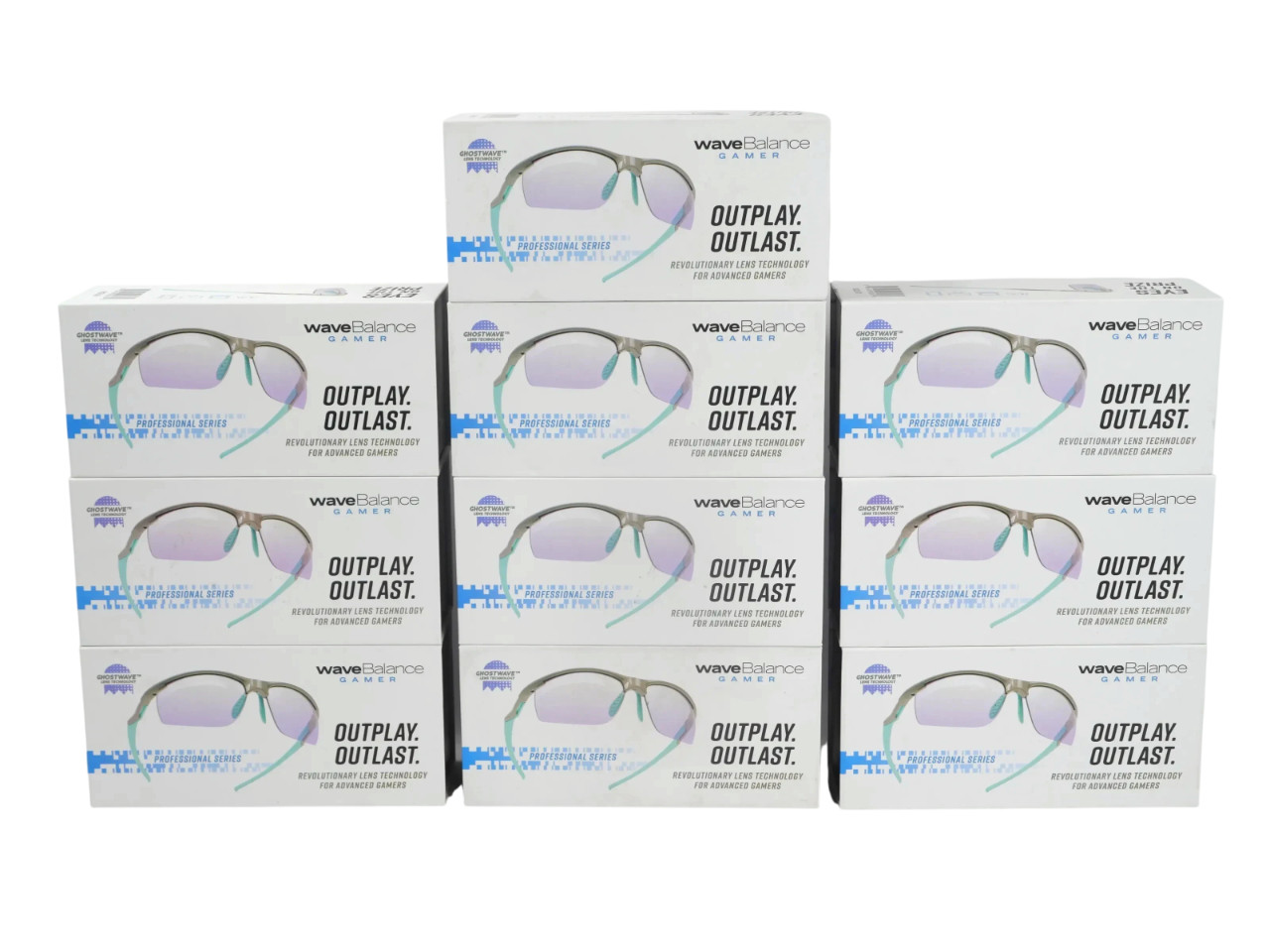 Lot 10 WaveBalance Blue Light Blocking Gamer Glasses Anti-Glare -Free shipping