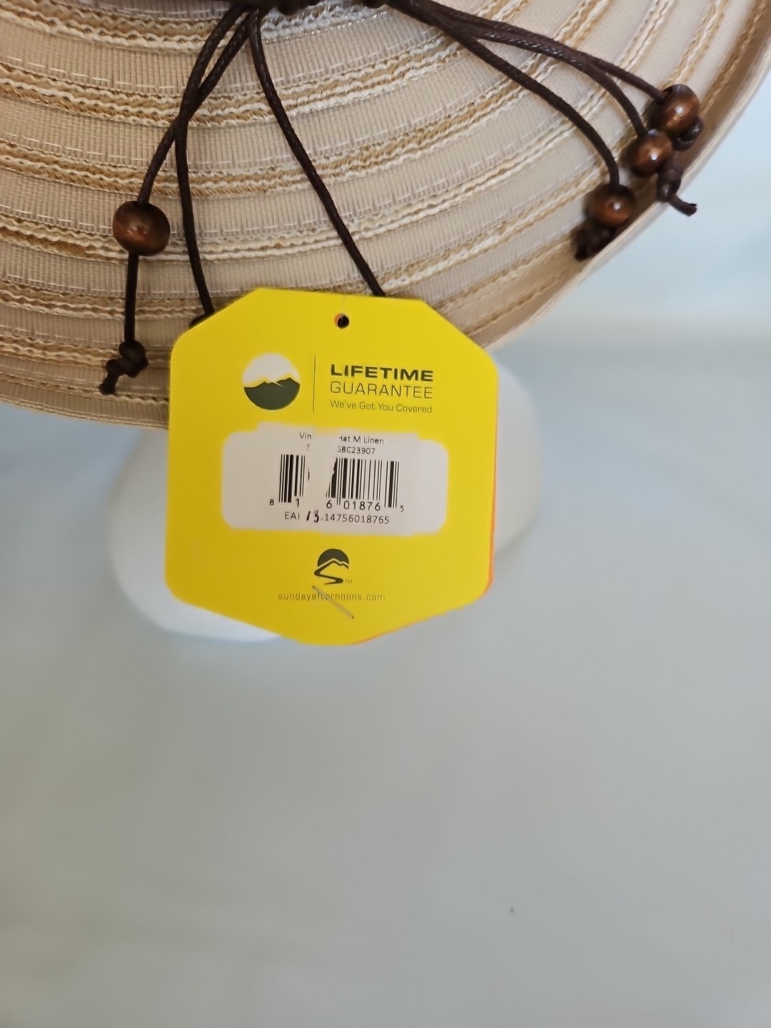 sunday afternoon womens Vineyard Hat Size Medium Tan New
