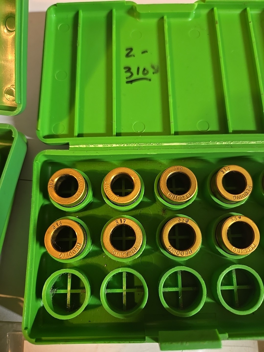 REDDING TITANIUM NITRIDE NECK SIZE BUSHING VARIOUS SIZES (SOLD INDIVIDUALLY)