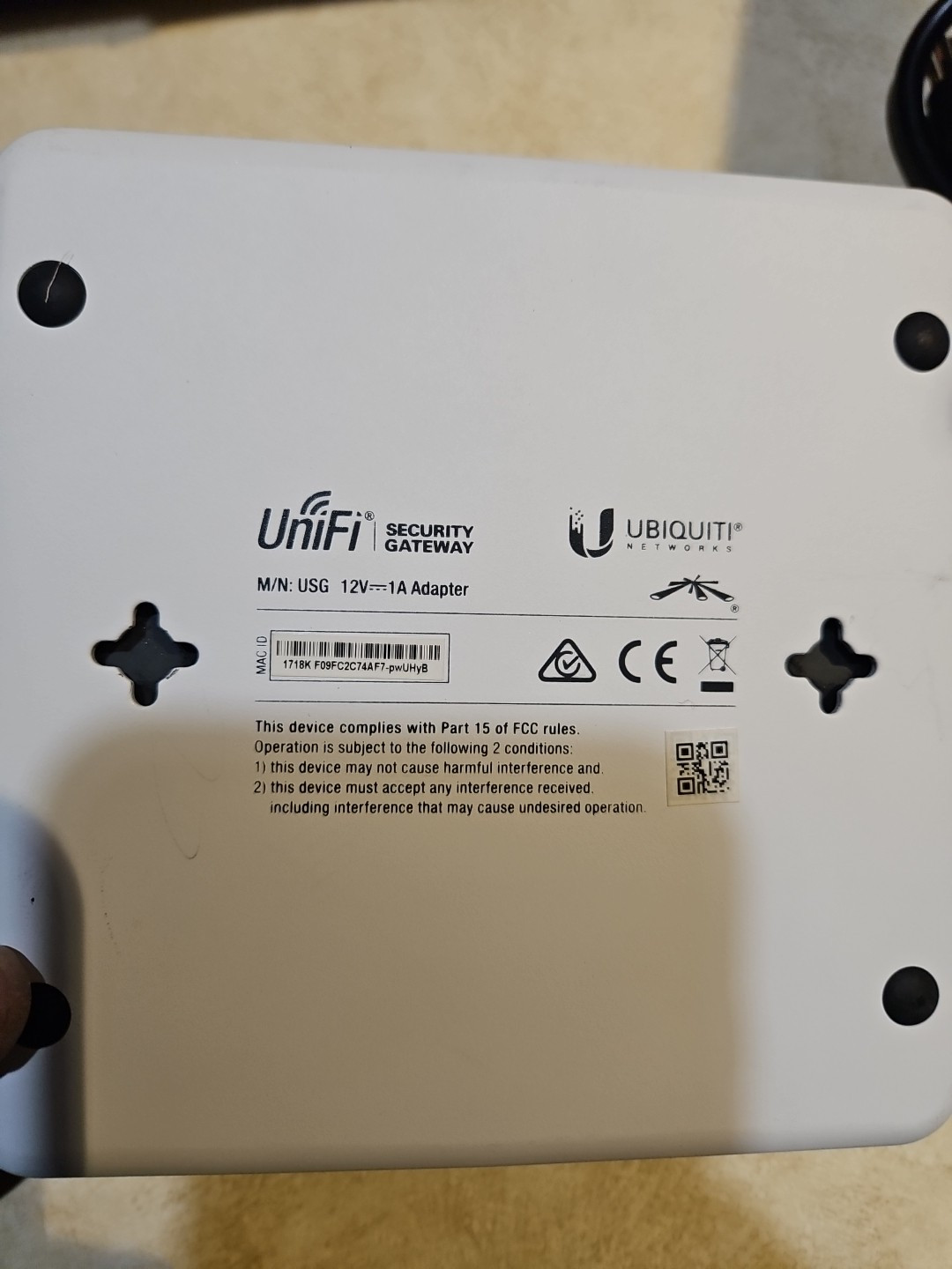 Ubiquiti Networks UniFi Security Gateway (USG)