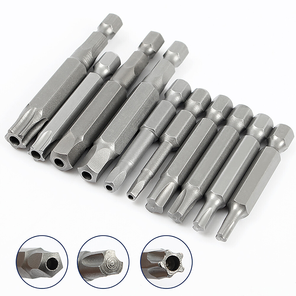 1 Pcs Magnetism Screwdriver Bits Triangular Pentagonal Head Lengths 50mm/65mm