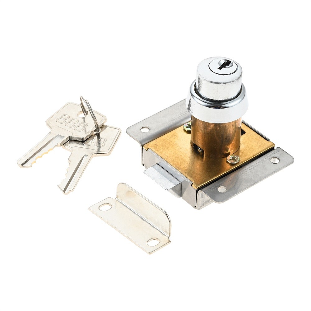 1 Set Lock w/ 2 Keys Brass Stainless Steel & Alloy forvacht Boat RV Easy Install