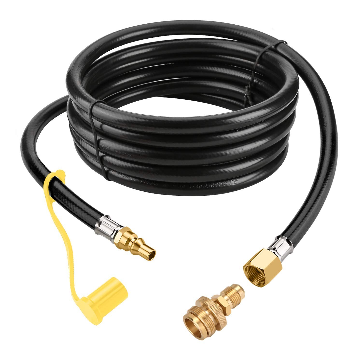 12 FT LP Propane Quick Connect Hose Gas Grill Hose for 1 LB Appliance 3/8 Female