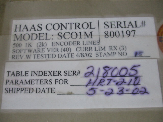 HAAS SCO1M UNMP