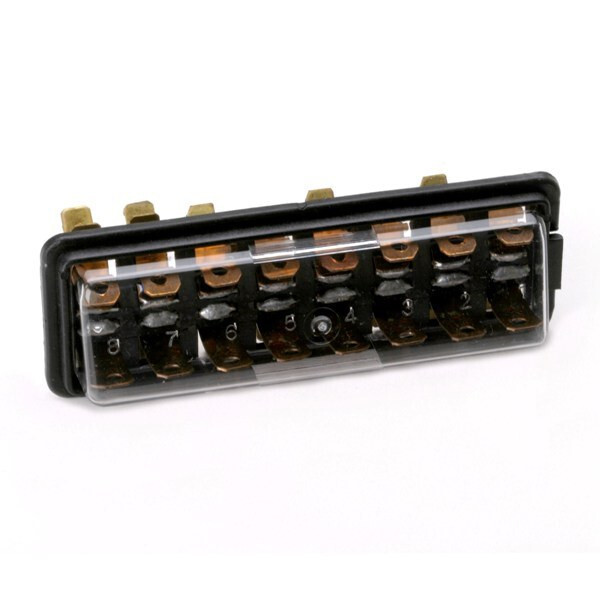 Vw Bug Fuse Box With Cover. 8 Pole 1961-66 Volkswagen Beetle & Ghia