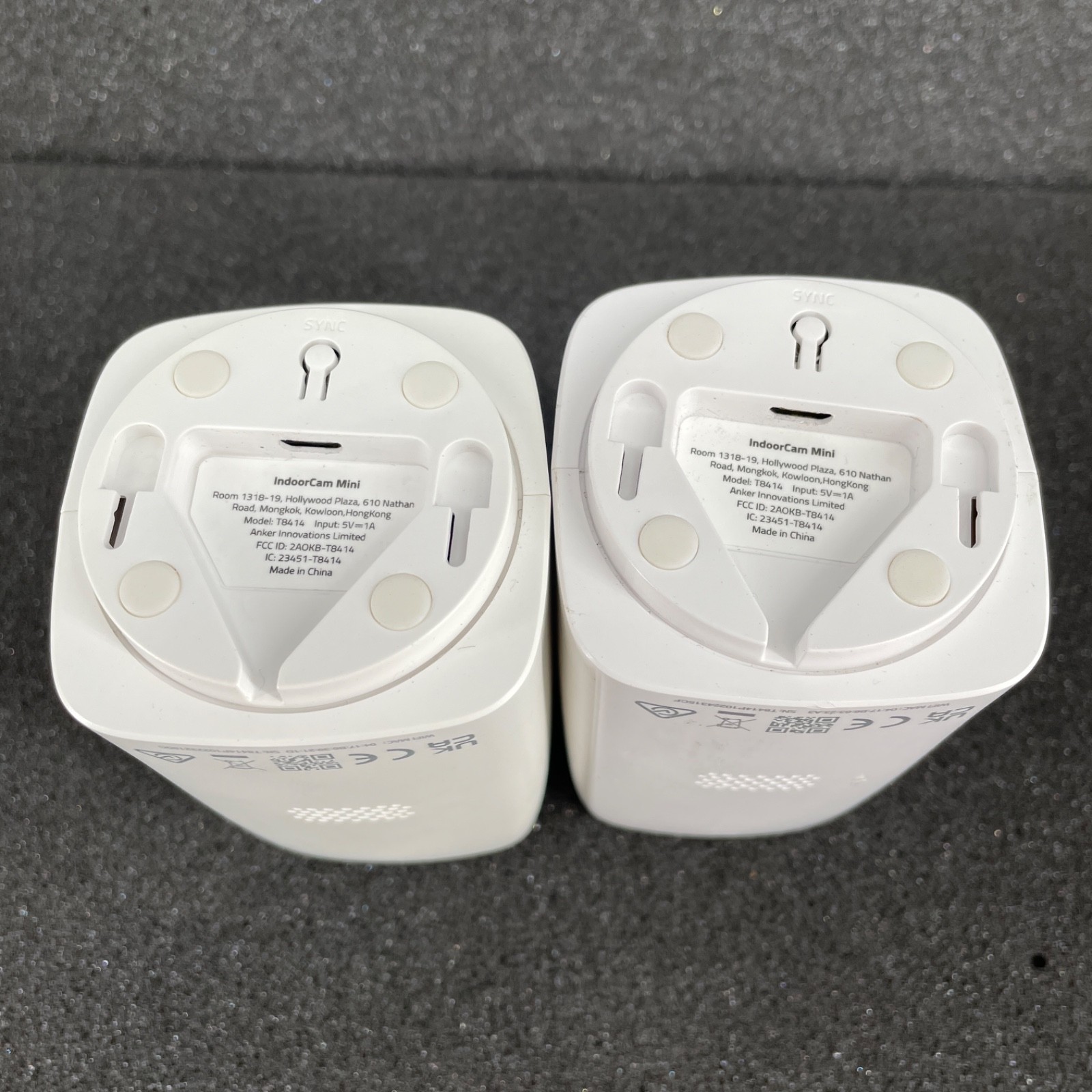 2-Pack Eufy T8414 Wi-Fi Pan & Tilt Indoor Mini Security Camera (No Accessories)