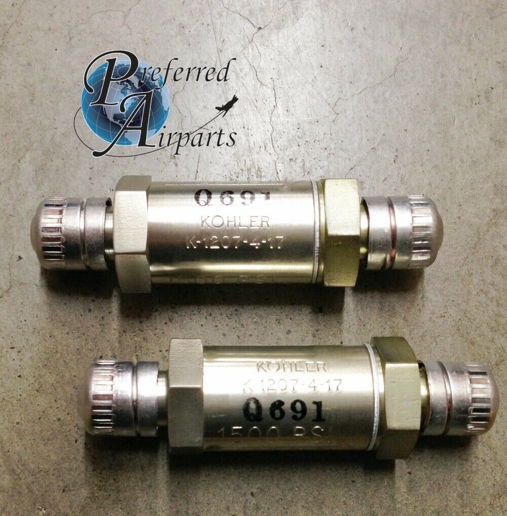 1 Lot of 2 New Kohler Precision Controls Hydraulic Check Valve PN K-1207-4-17