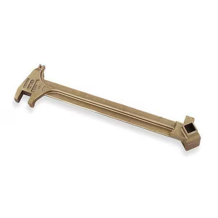 Ampco Safety Tools W-58-S Drum Bung Wrench, Offset, 15 In. L