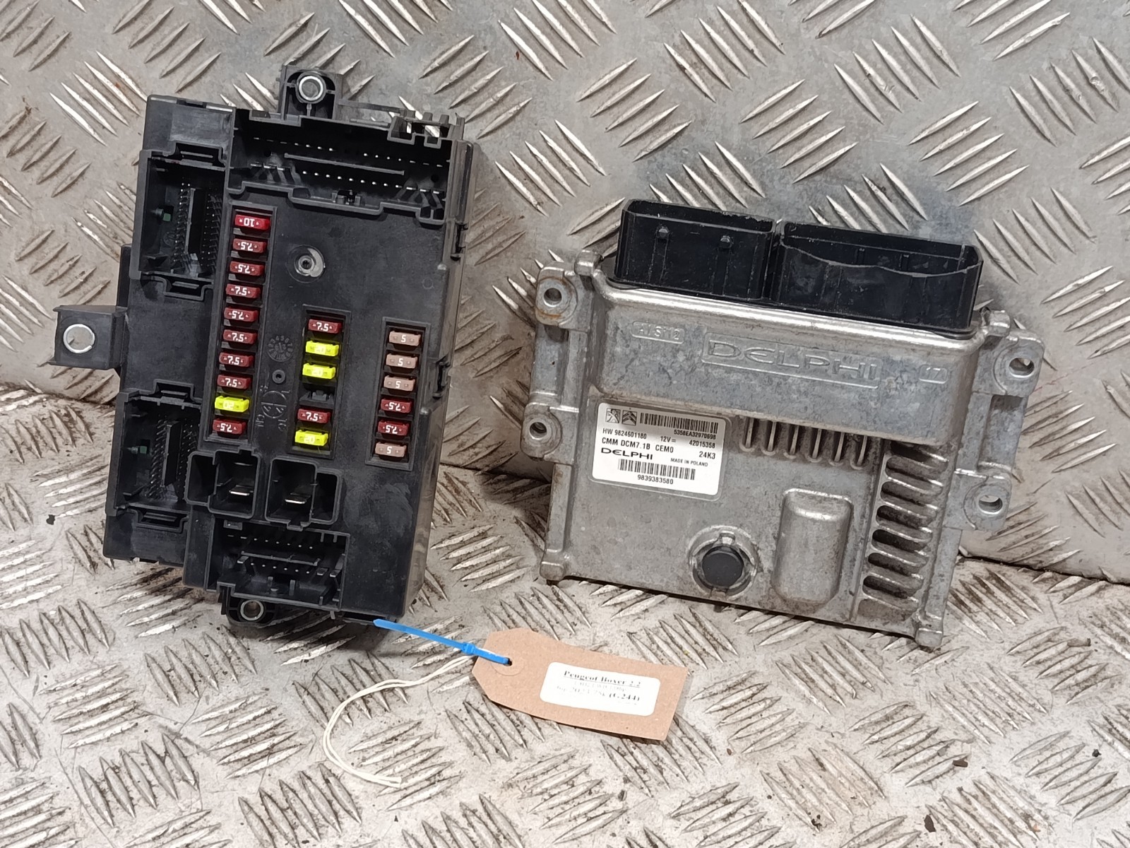 Relay Boxer Ducato Movano 2.2 ECU 9839383580 2023 75k (G244)
