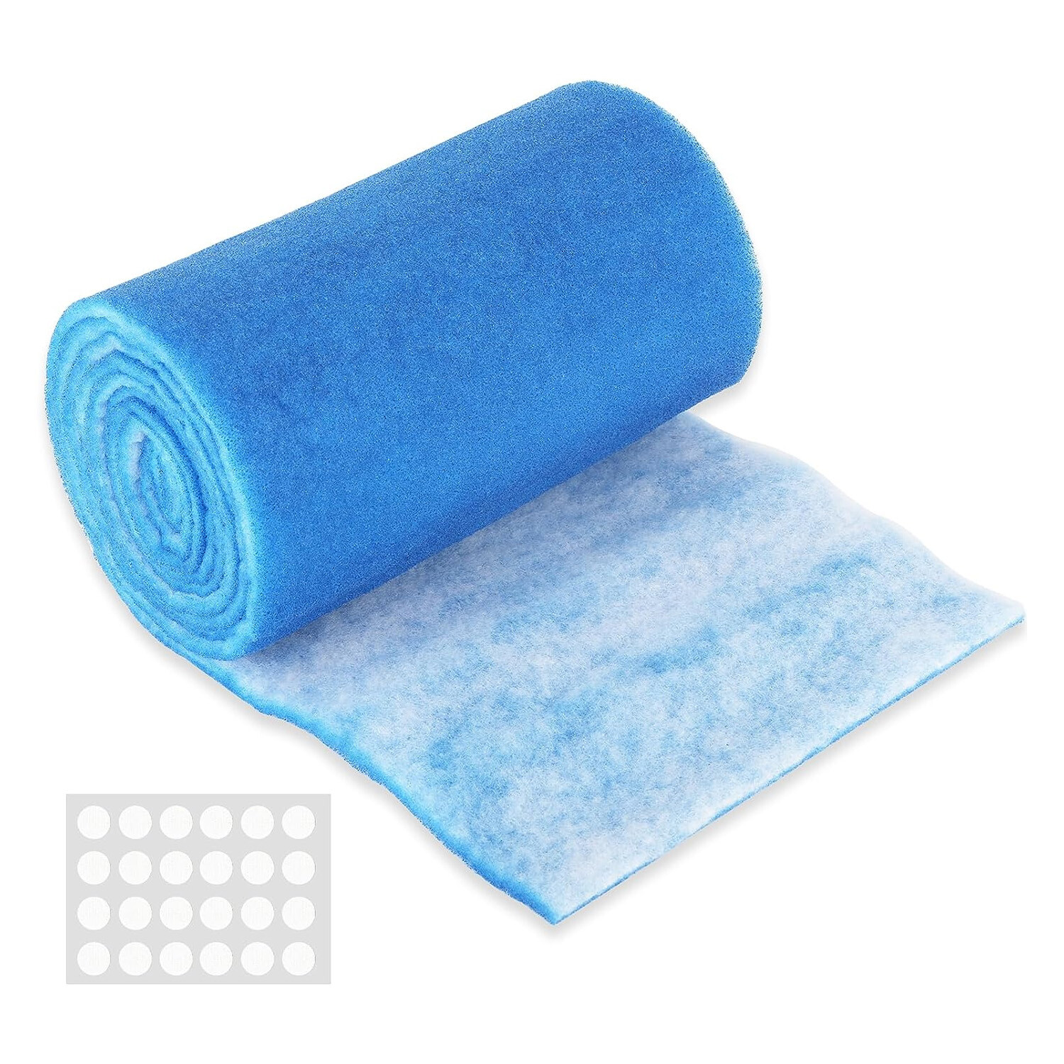 12-FT BONDED AQUARIUM FILTER MEDIA PAD 140" X 12' FILTER FIBER FLOSS 1/2 inch