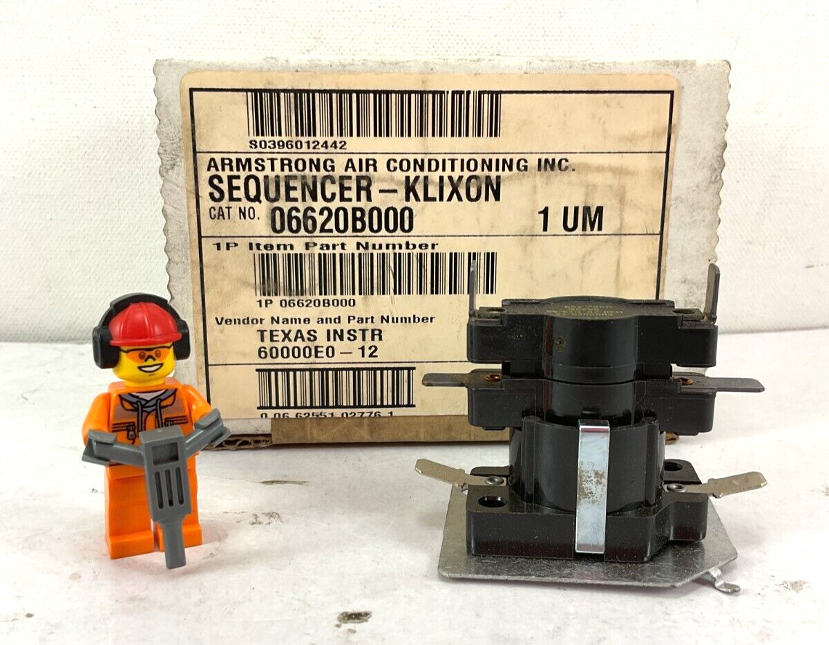 60000E0-12 KLIXON *NOS* SEQUENCER 24V