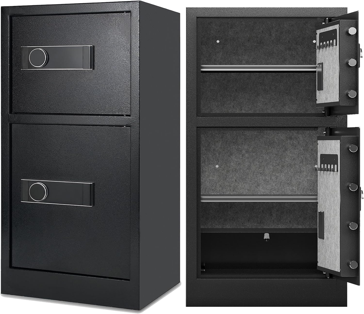 8.6 Cu Ft Extra Large Home Safe with Fireproof and Waterproof Bag,Heavy Duty Dou