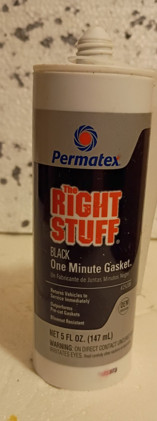 Permatex Gasket Making Compound 29208; The Right Stuff 5.0 oz Cartridge, Black