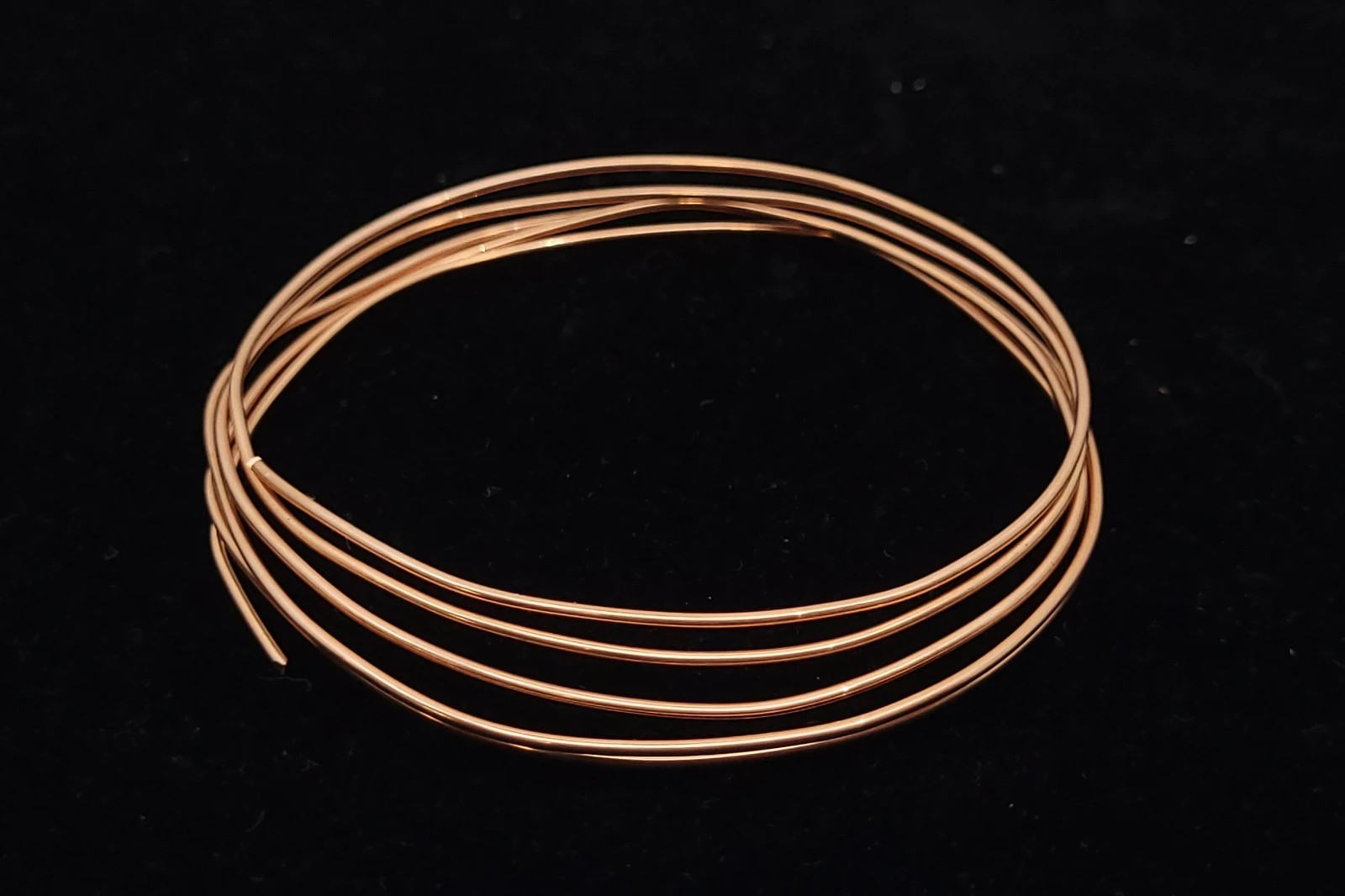 Copper Wire (Half Hard), Round 22 Gauge Copper Wire for Jewelry/Cabochons