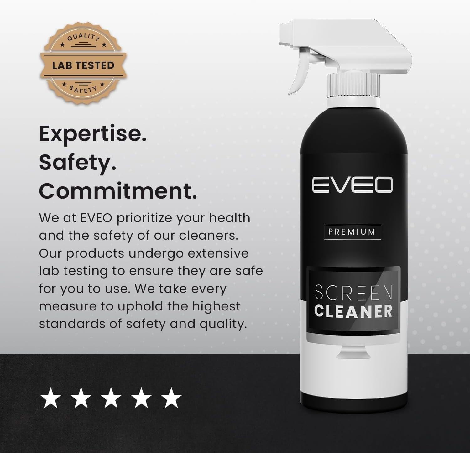 Streak-Free Screen Cleaner Spray Kit with Microfiber Cloth – 2 Pack Essentials
