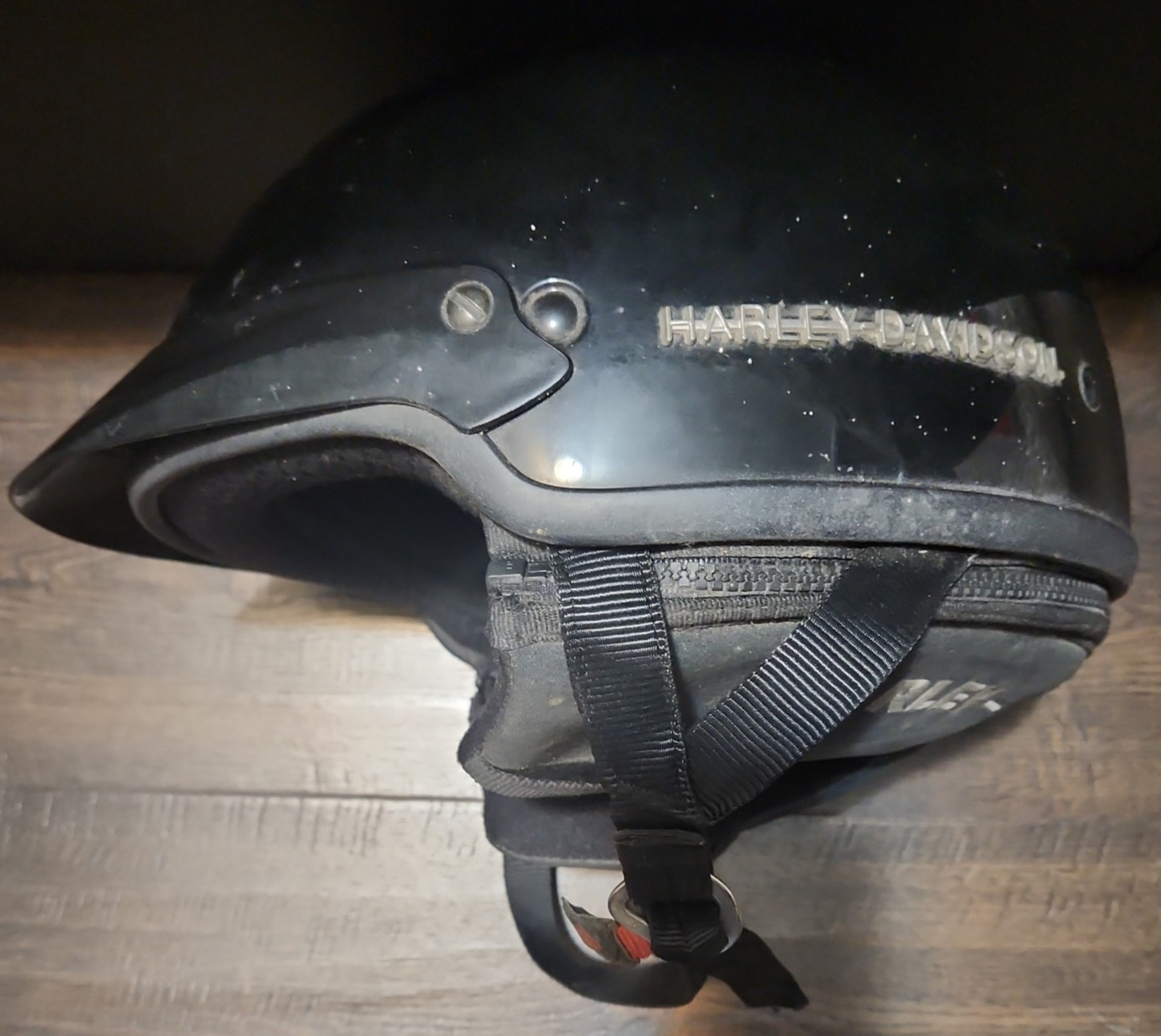 Harley Davidson Midway Half Helmet w/ Removable Ear Flaps Size XXL DOT A5047