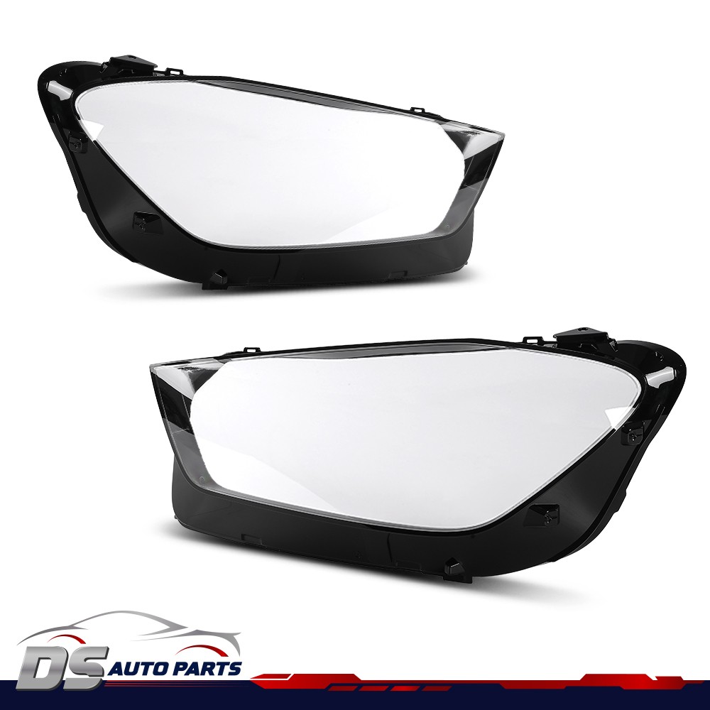 Headlight Lens Covers Fit For 2020-2023 Mercedes-Benz GLE W167 Left & Right Side