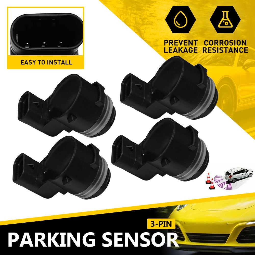 4Pcs Front Rear Parking Sensor For VW Golf Audi TT Porsche Cayenne 5Q0919275CGRU