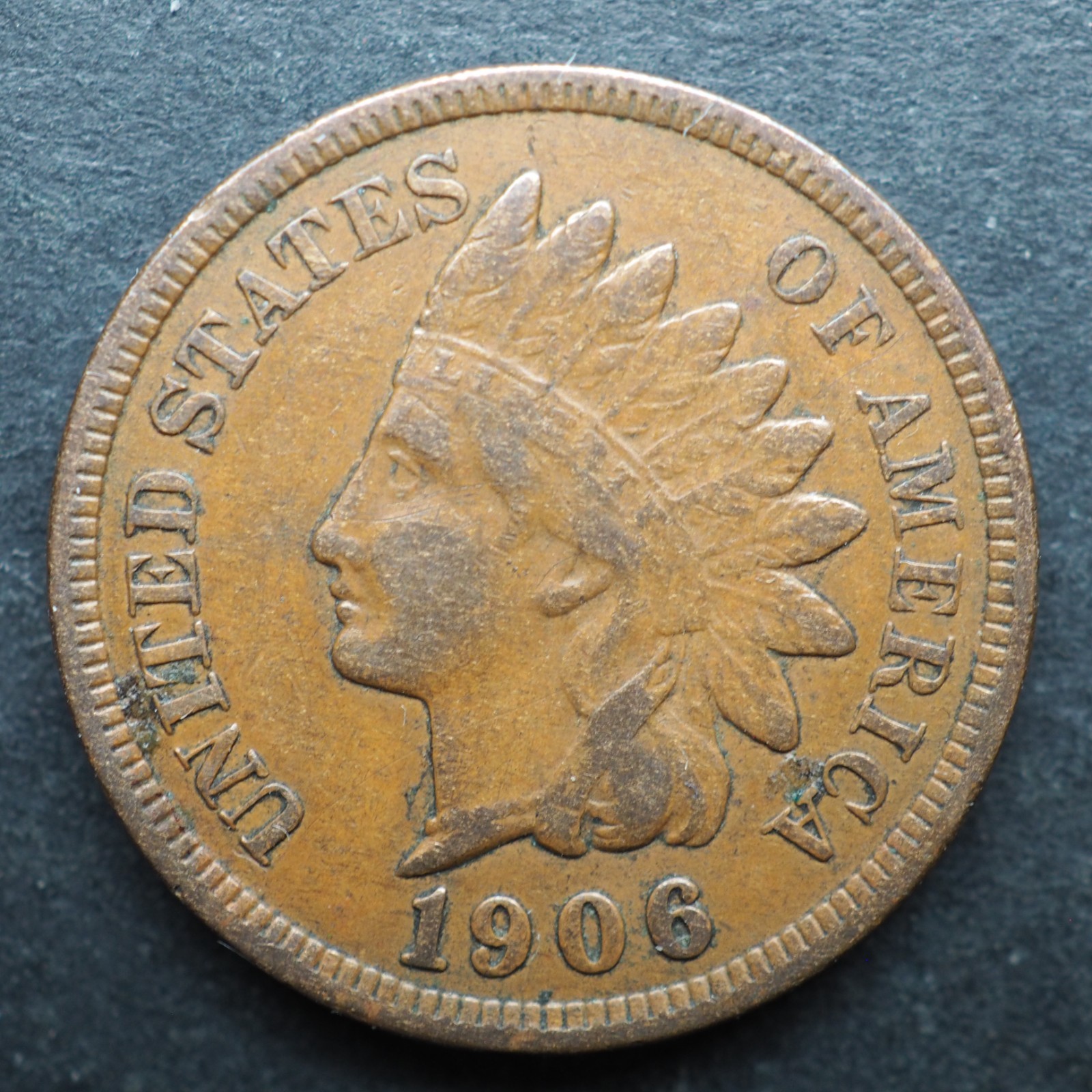 1906 INDIAN HEAD  CENT  ** NICE **  Free Shipping  CO928