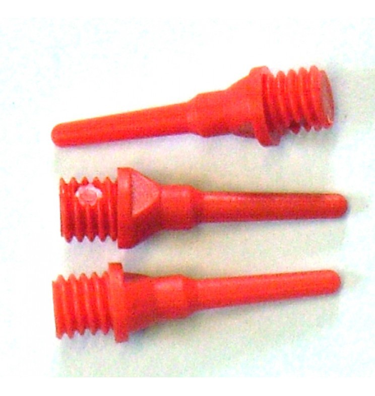 100 RED 16mm ALCHEMIST EURO LIPPED  2ba SOFT TIPS