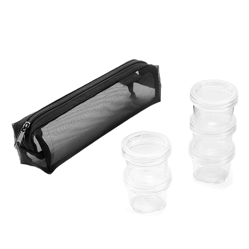 Camping Spices Organizers Set, Travel Spices Container Bag with Seasoning Bottle