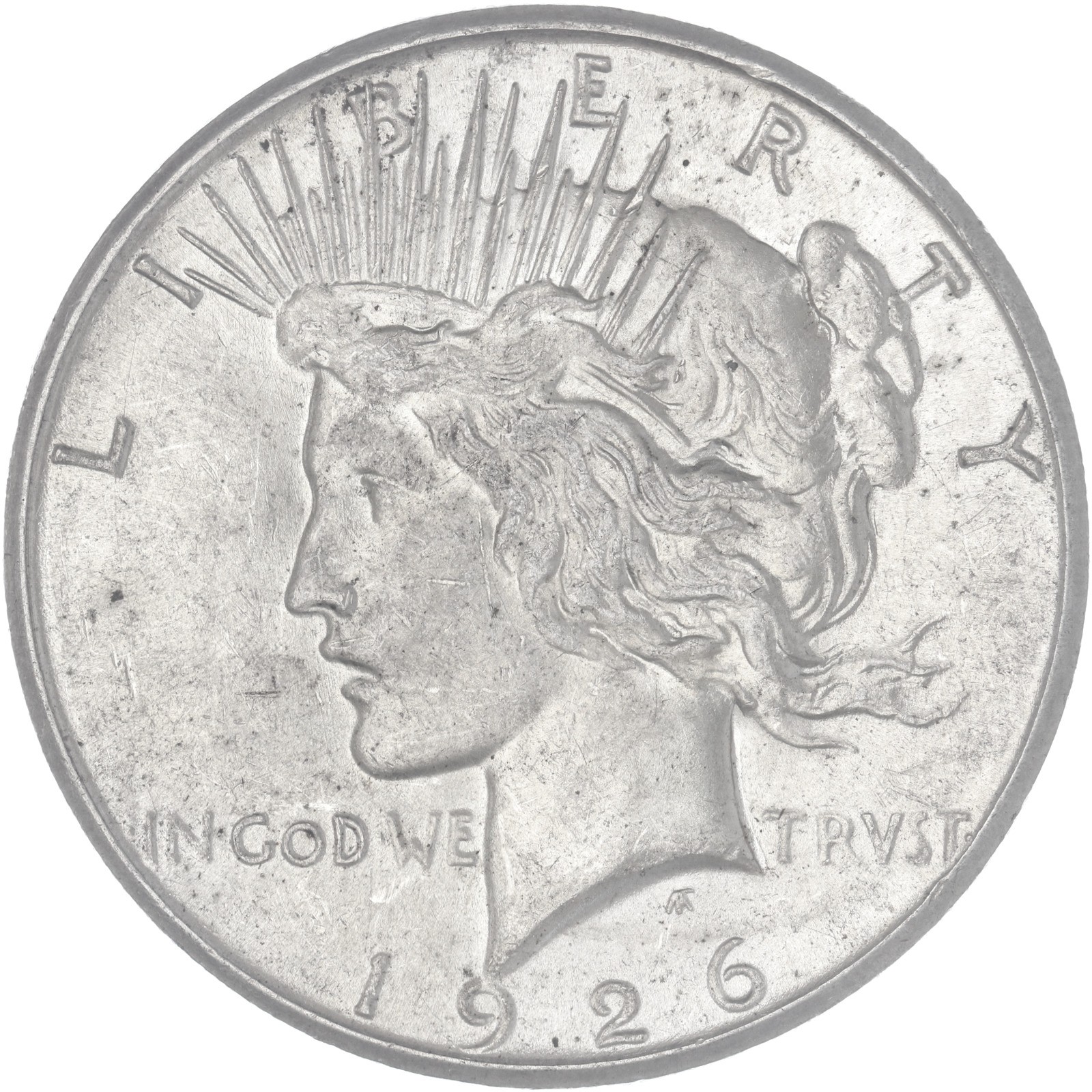 1926 S Peace Dollar About Uncirculated See Pics K146