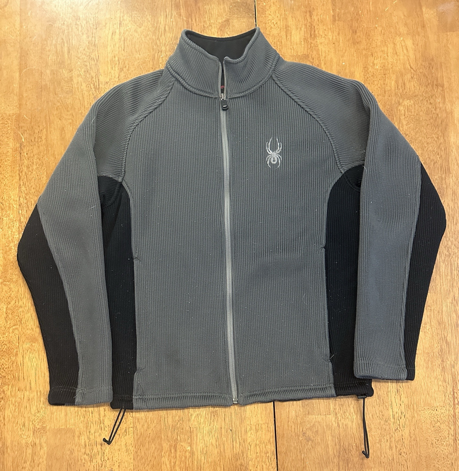 Spyder Full Zip Jacket Small Gray