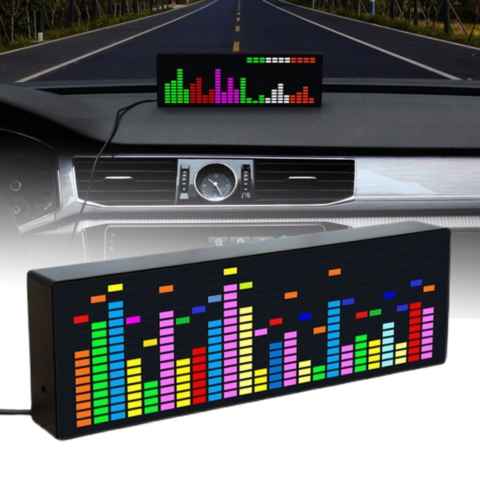 Music Spectrum Indicator VU Meter RGB Audio Level Display Amplifier Board Prop