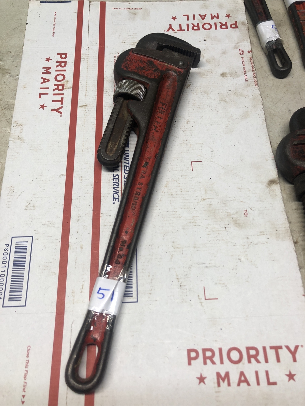 FULLER 18" Straight Pipe Wrench ~Heavy Duty 18" PIPE WRENCH #51