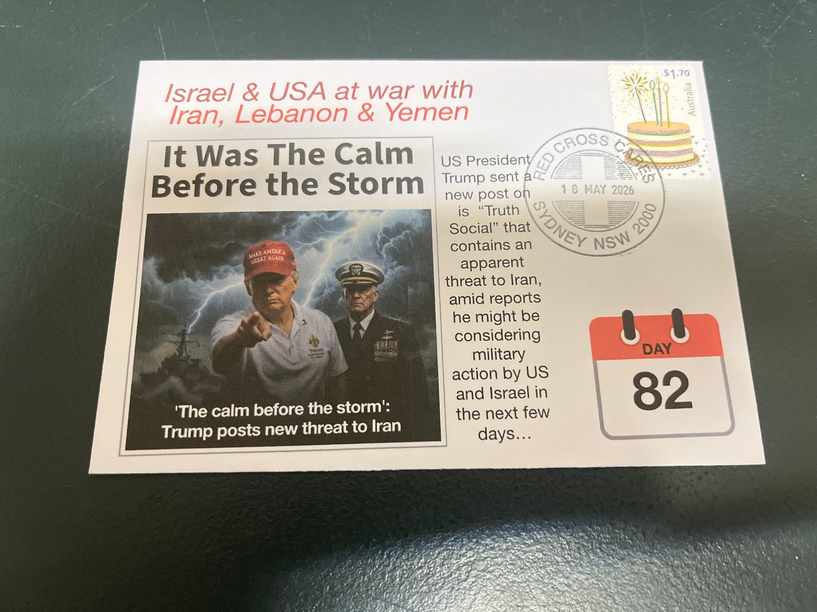 (2684) 21-5-2026 - Middle East War (Day 82) President says Calm before Strom (B)