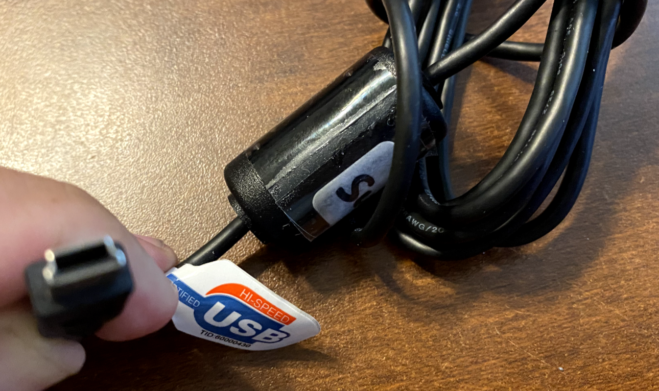 Trimble GEO6000 GEO7X USB Data Cable (1.8m, Type-A to Mini-B) Part # 88015-00