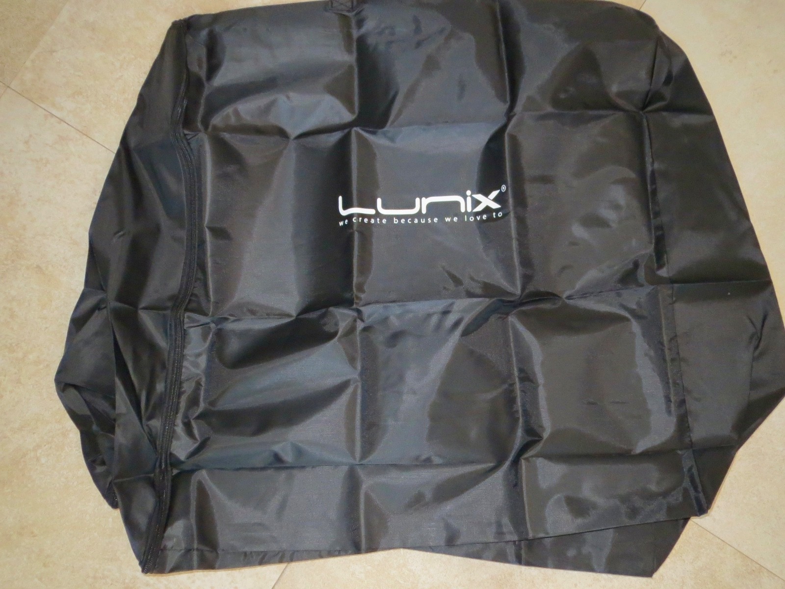 LUNIX Orthopedic New in Package Black Zippered Extra Large Size CARRY TOTE BAG
