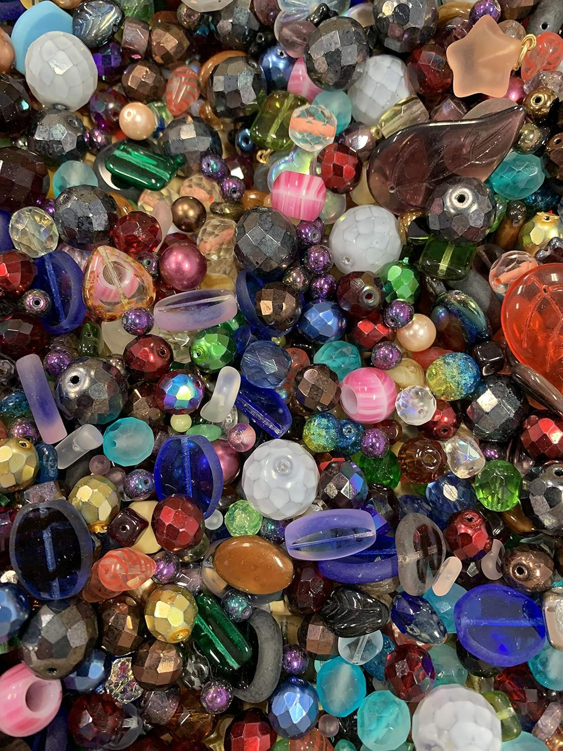 Assorted Glass Beads for Jewelry Making, DIY Lamp Work, Arts and Crafts