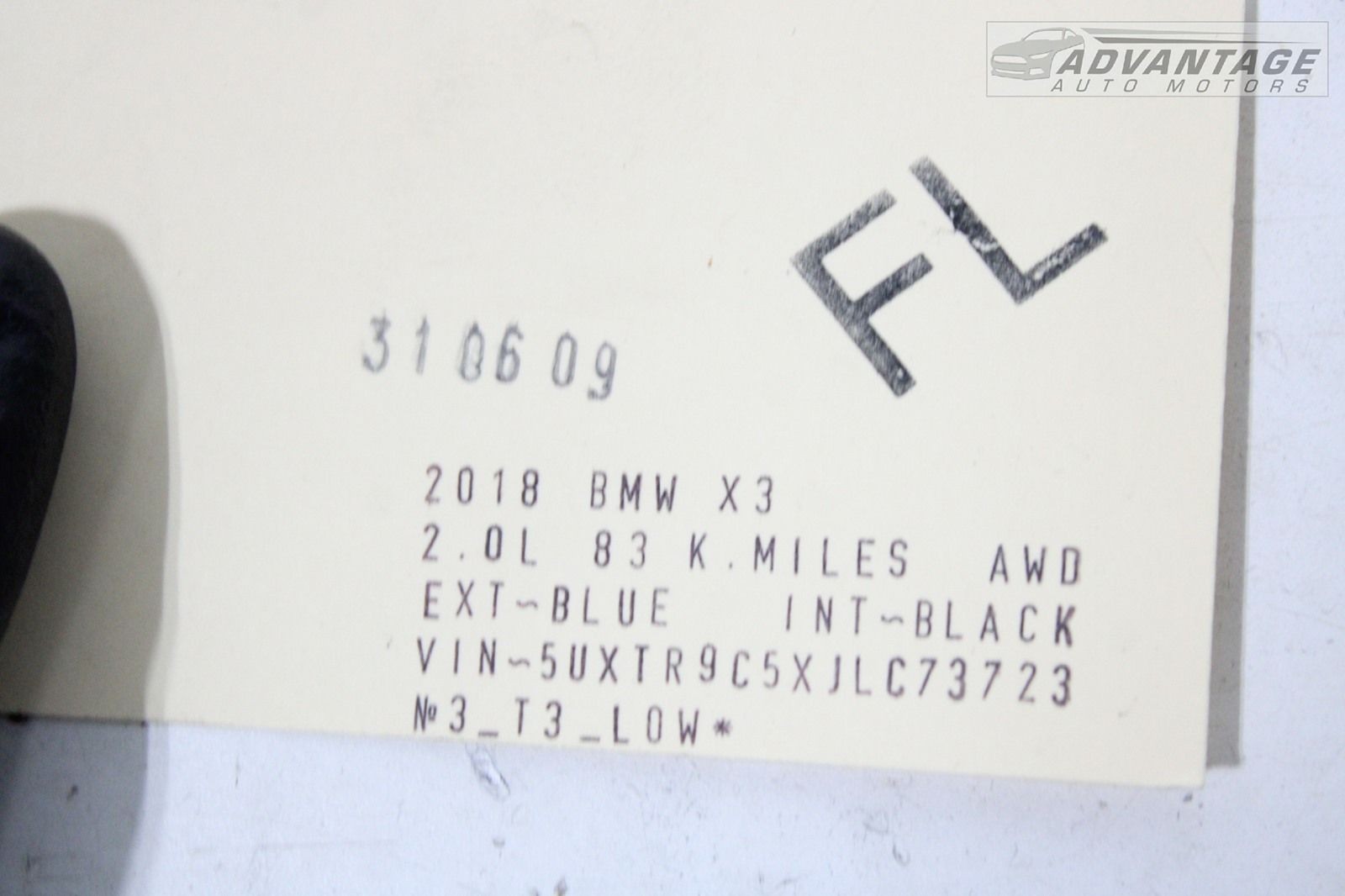 2018-2024 BMW X3 G01 FRONT LEFT SIDE UPPER & LOWER DOOR PANEL HINGE SET OEM