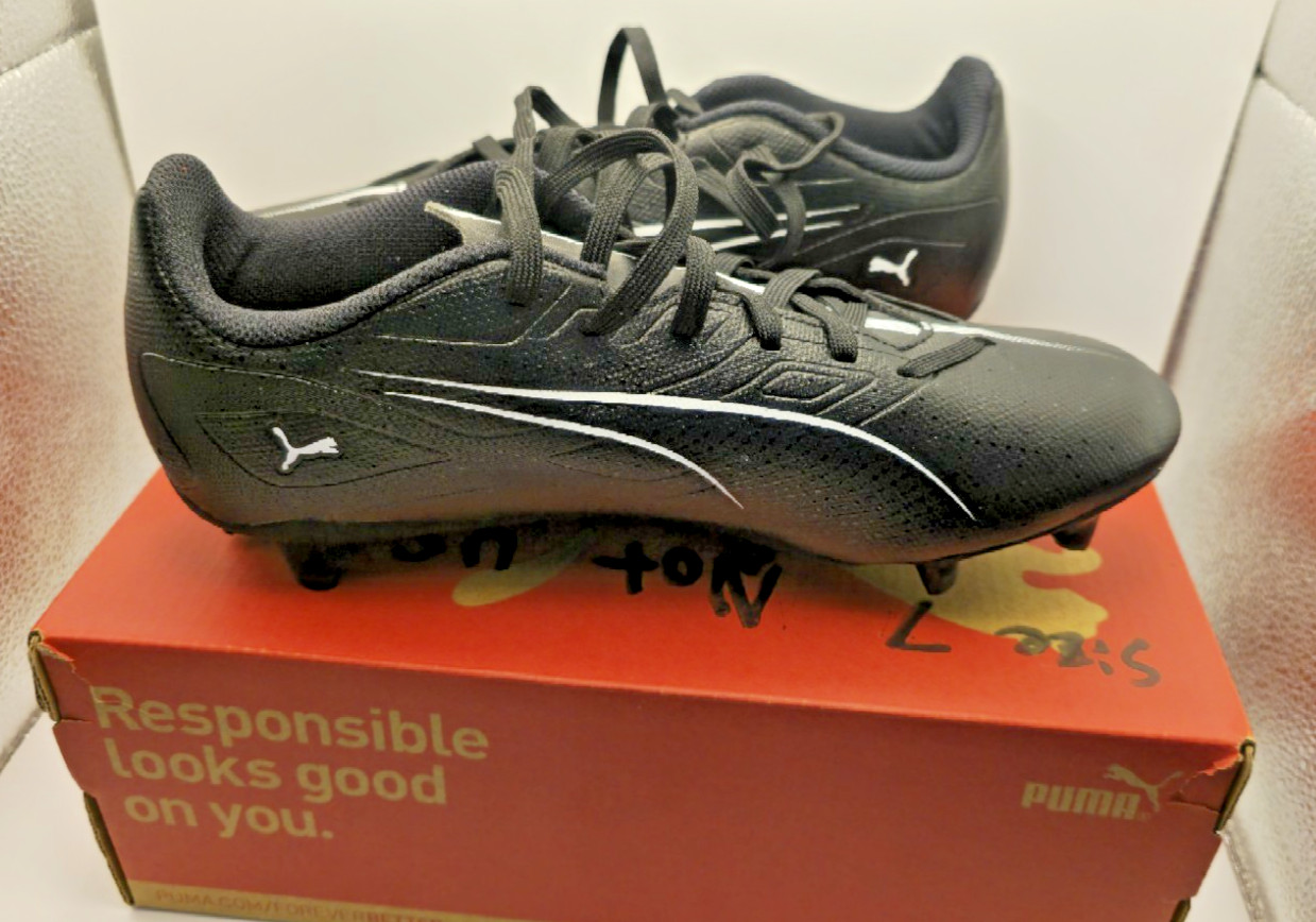 Puma Ultra 5 Play FG/AG - Size 7 Adult - Black - 107689 02 - New