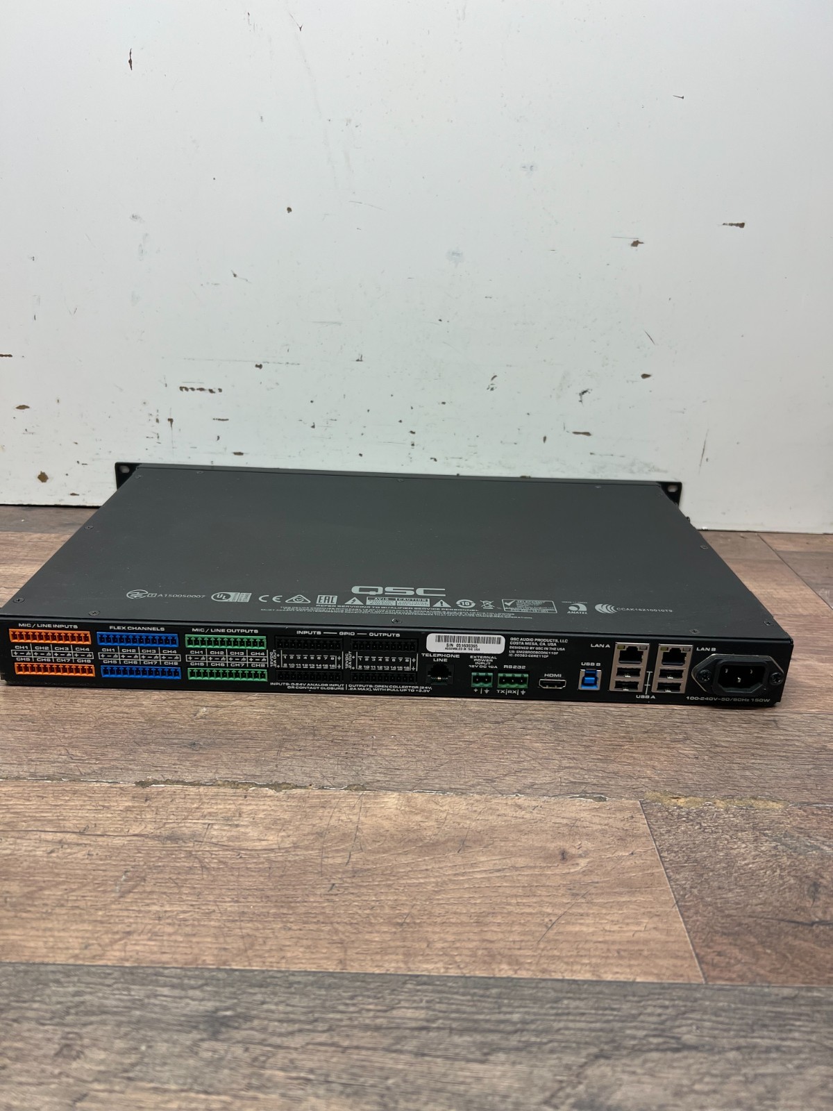 QSC Q-SYS CORE 110f Digital Audio Signal Processor