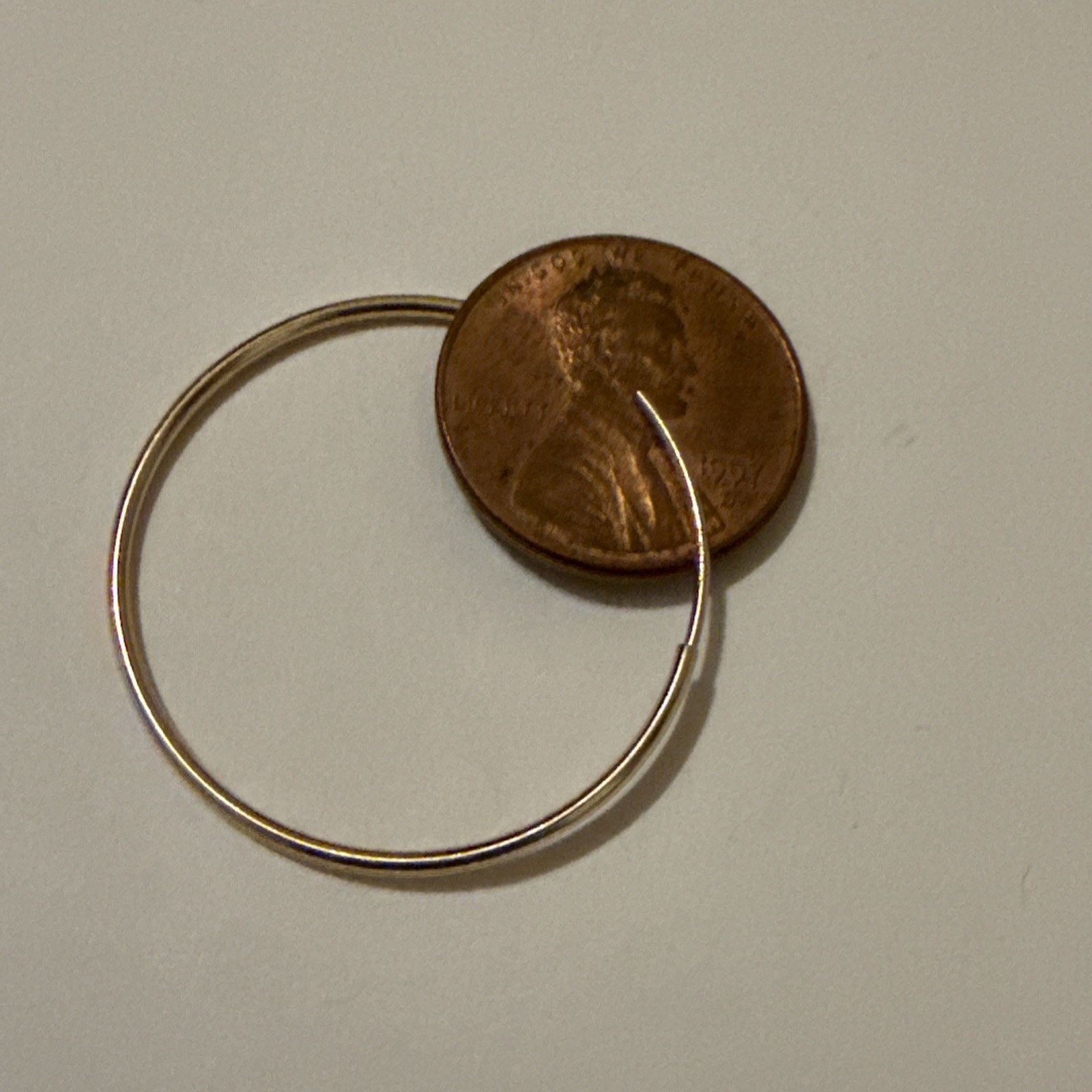 Endless hoops 30x1.25mm 14kt gold filled 1pr
