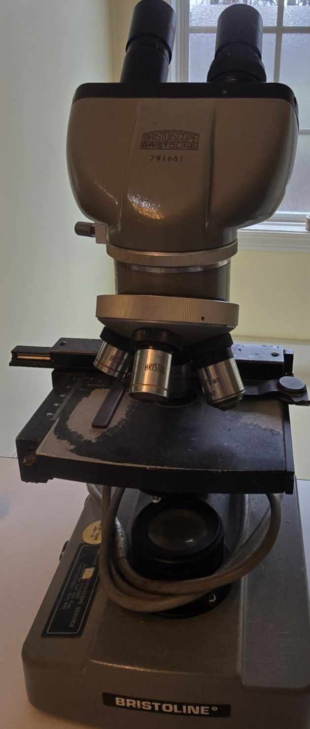 Bristoline Microscope w/ 10x, 40x, and 100x Magnification