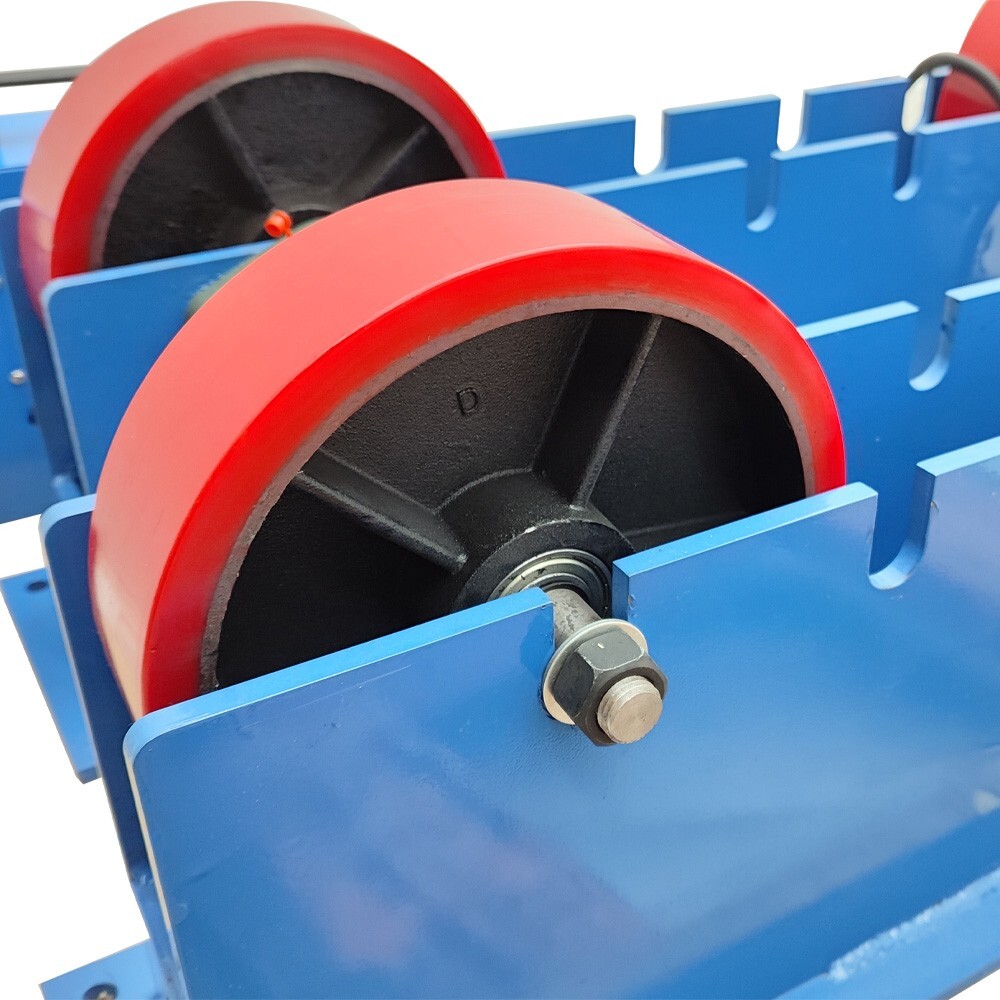 4400LB Adjustable Linkage Roller Welding Support Welding Tank Turning Rolls 110V