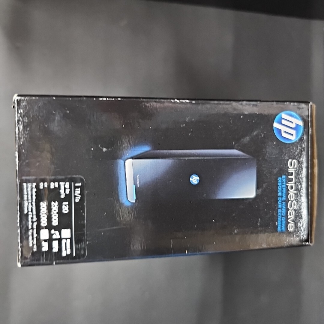 HP SimpleSave 1TB External USB 2.0 Back Up md1000h