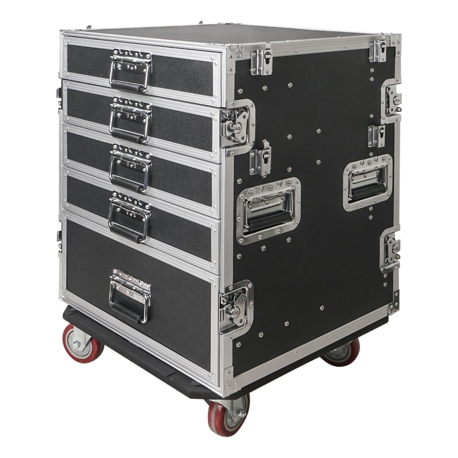 Sound Town 5-Drawer Stage / Studio Storage Road Case w/Two Tables STRC-PROW2T5D