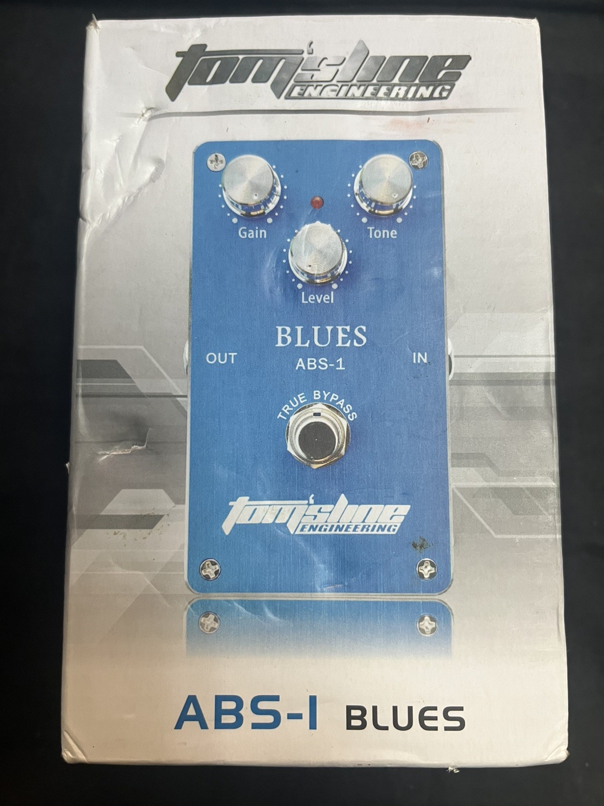 TOMSLIINE ABS-L BLUES guitar effects pedal