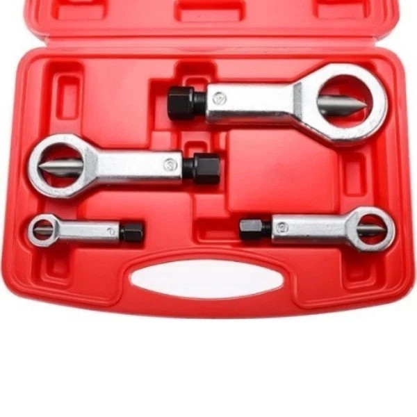 4pcs Nut Splitter Seized Damaged Broken Bolt Nuts Cutter Remover 9mm to 27mm