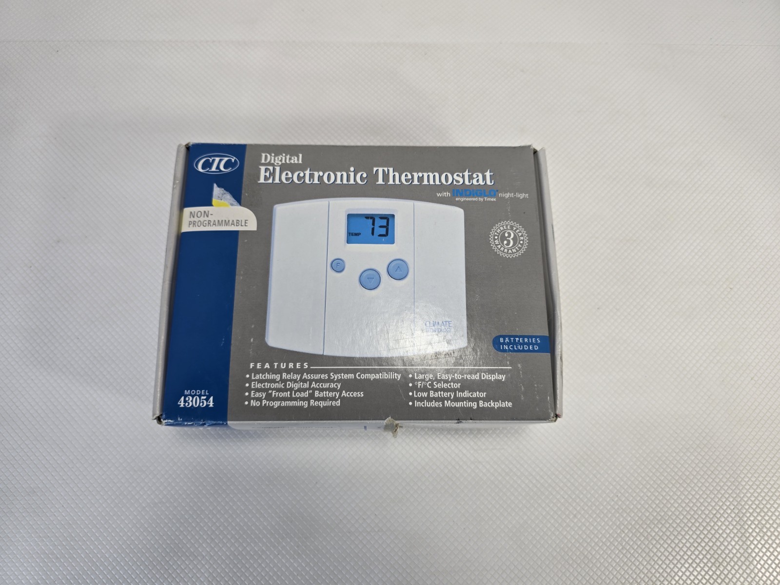 CTC Digital Electronic Thermostat Model 43504 New in Box