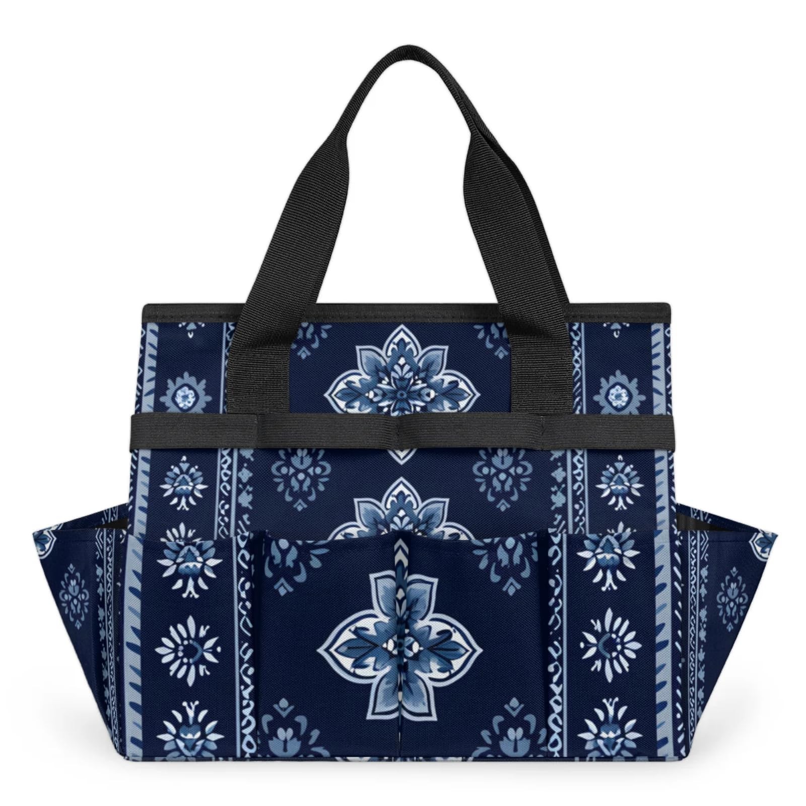 Westward Floral Gardening Tool Bag,Heavy Duty Garden Tote Bag,Portable Oxford...