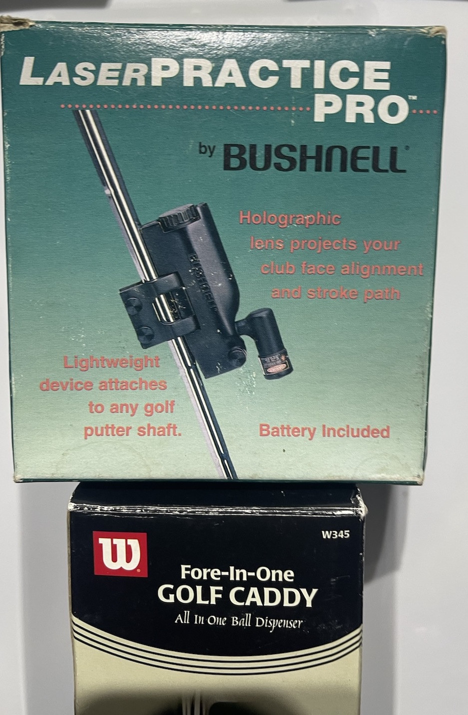 Bushnell Practice Pro - Laser Projects Club Face & Stroke Path Golf Free Caddy