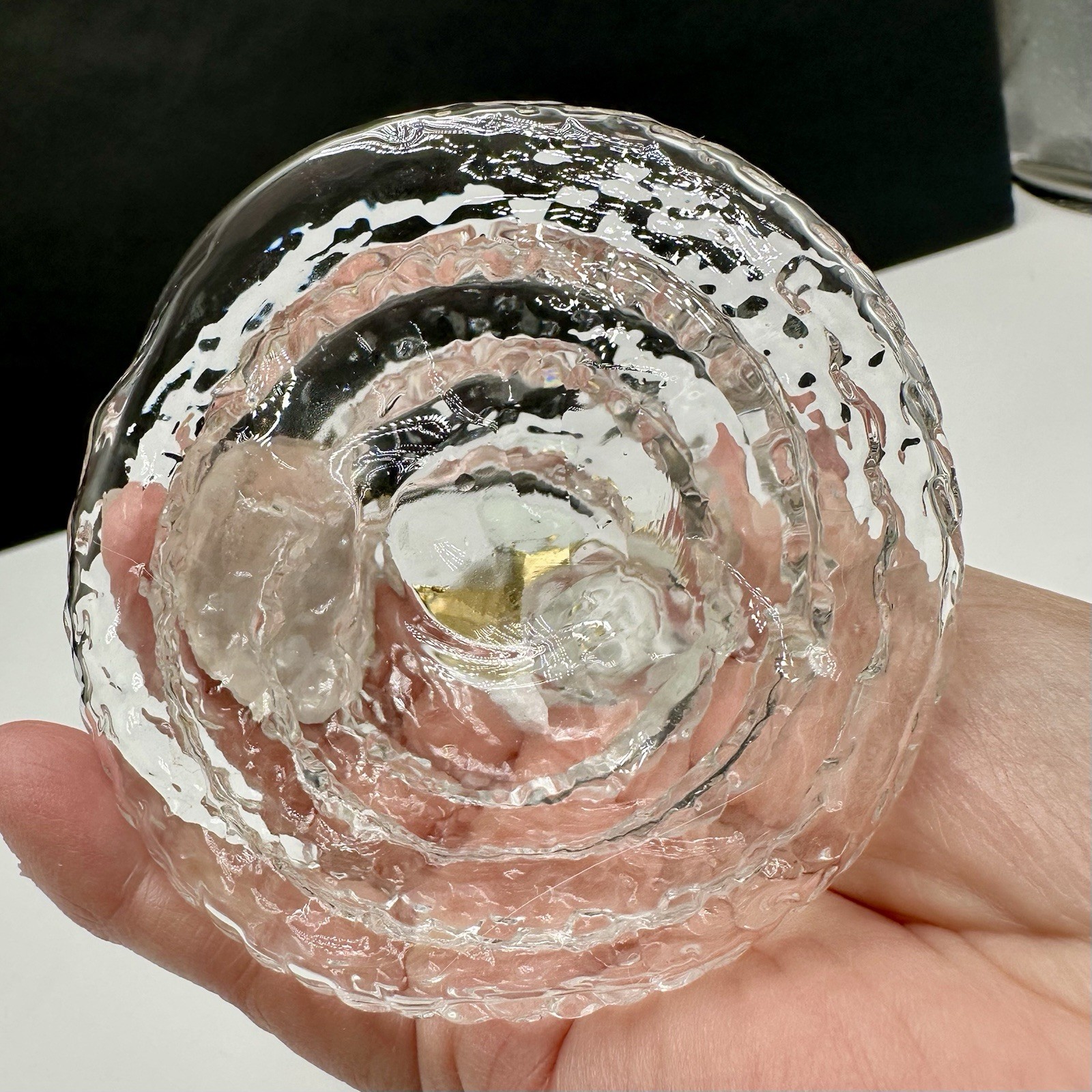 Emperor Napoleon Brandy XO Clear Glass Empty Snake/Cobra Shape Bottle